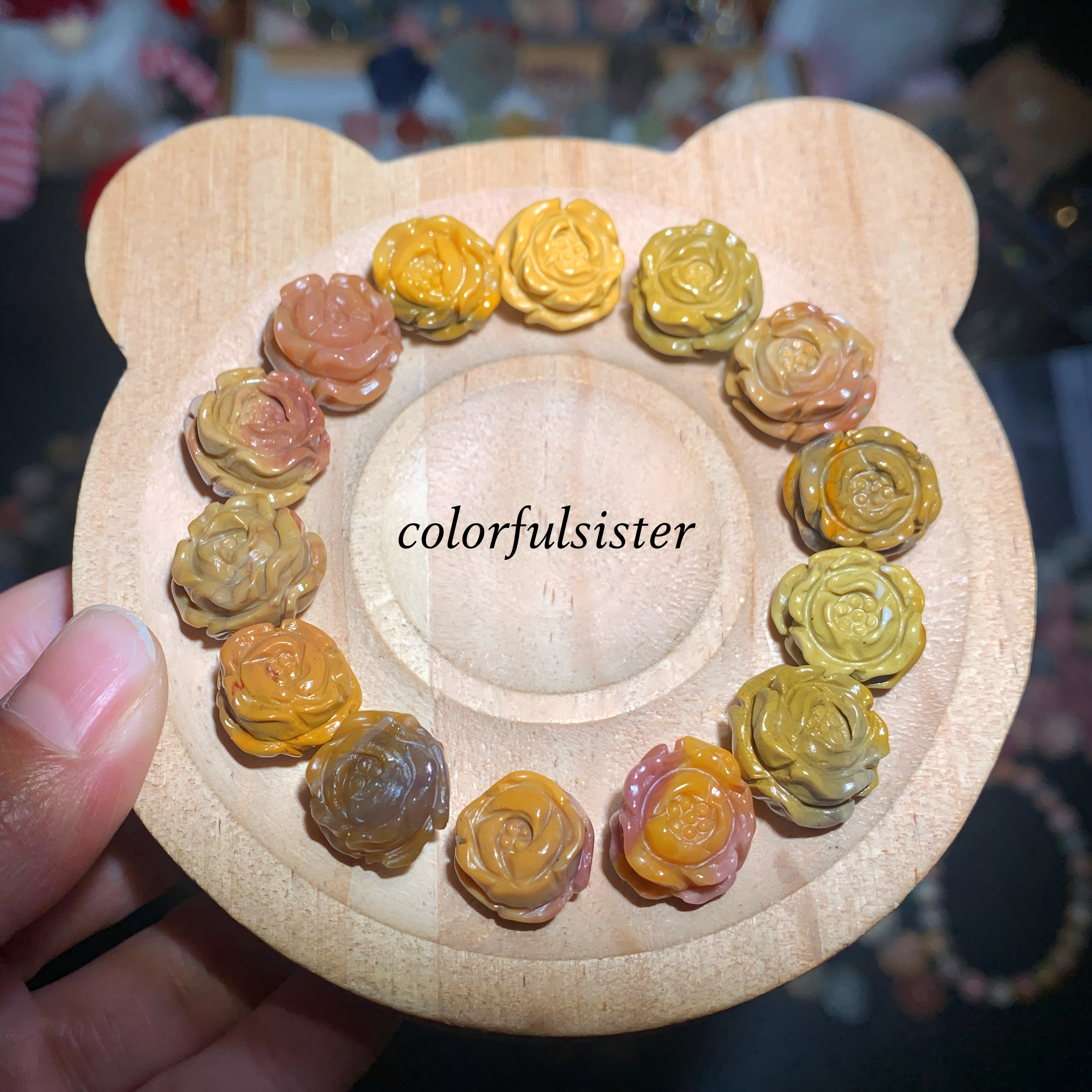 【als-hd04】Alashan agate rose flowers