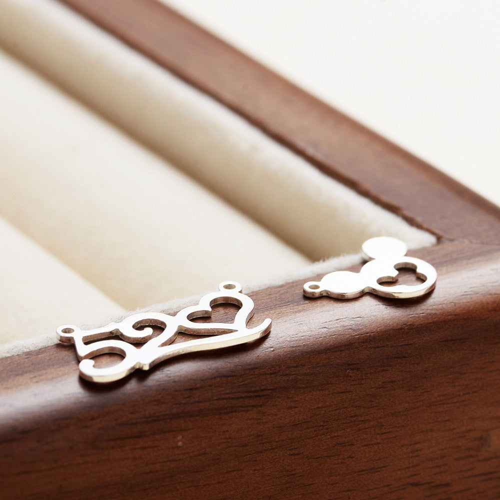 S925 Sterling Silver Extension Chain Pendant Accessory