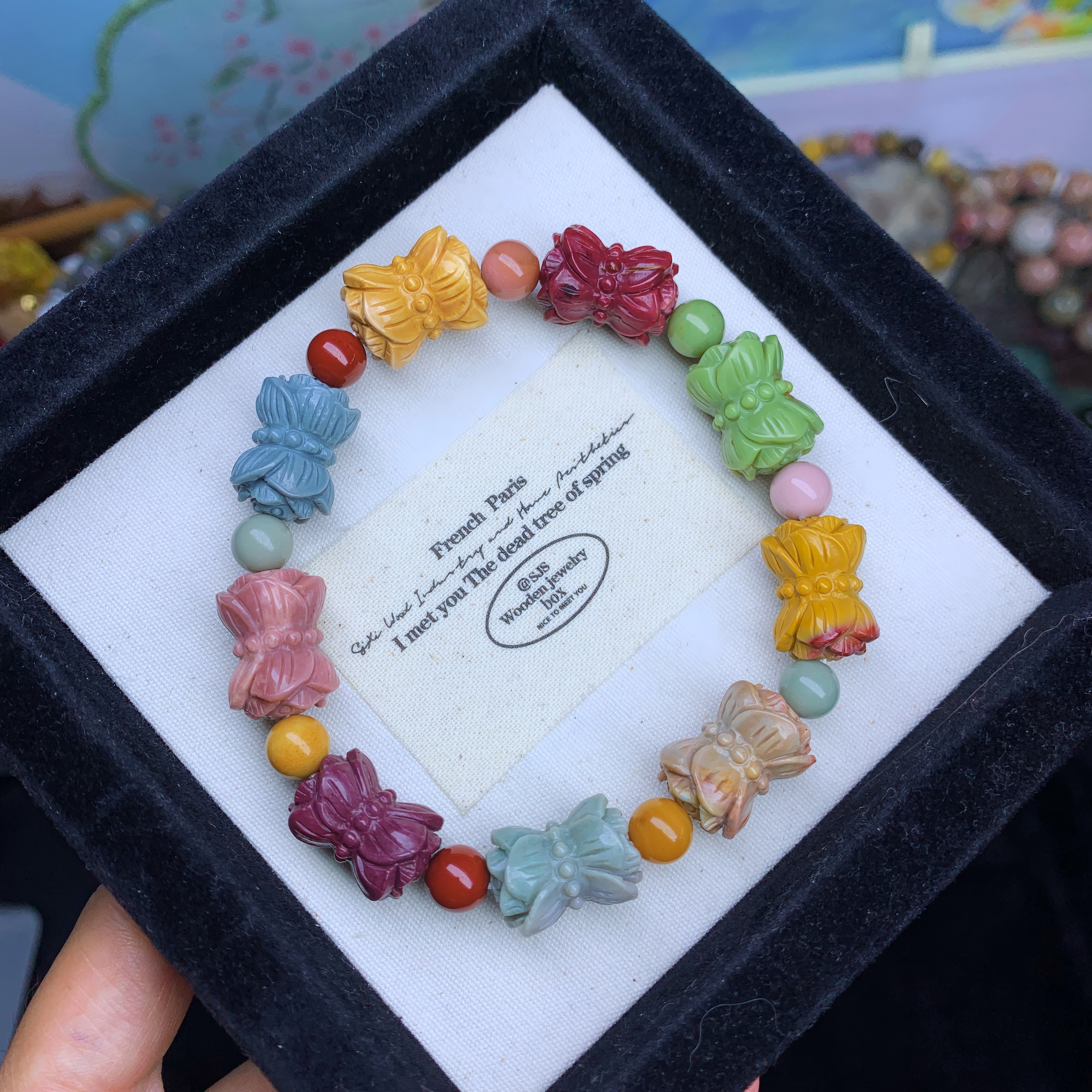 Alashan Agate DIY bracelets