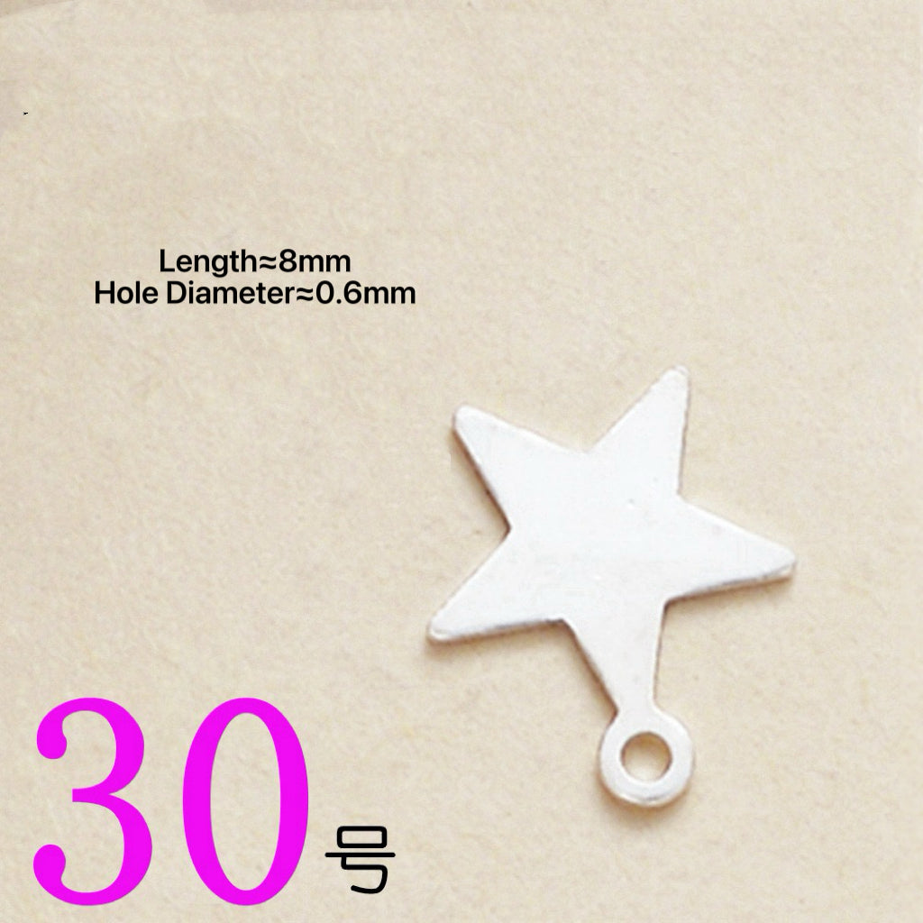 S925 Sterling Silver Star-Shaped Accessories