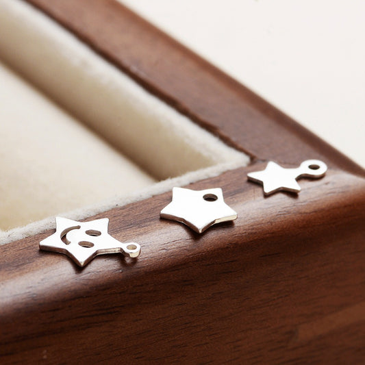 S925 Sterling Silver Star-Shaped Accessories