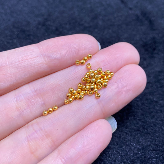 30pcs 2mm s925 spacer beads