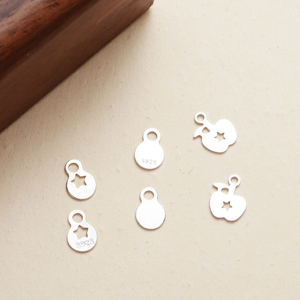 S925 Sterling Silver Geometric DIY Accessories for Everyday Wear