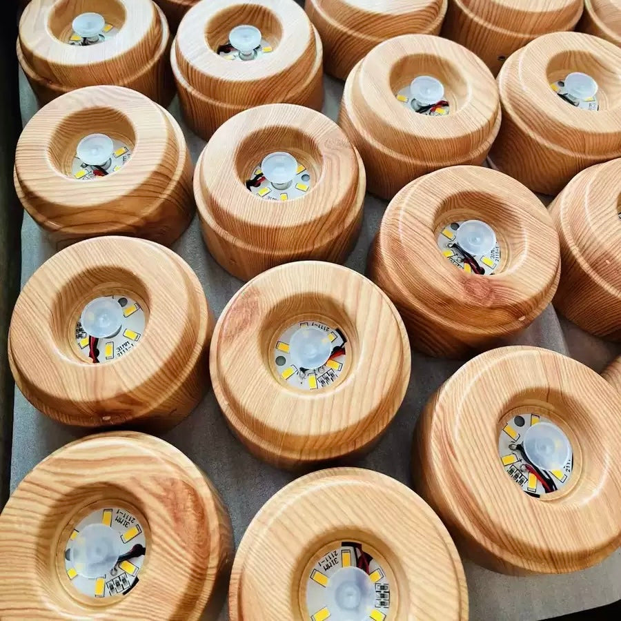 Crystal Ball Rotating Lamp Holder