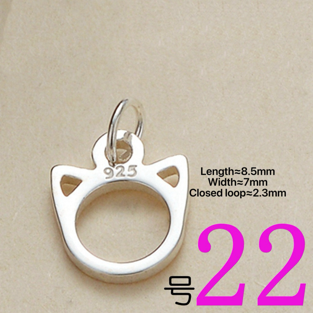 S925 Sterling Silver Openwork Exquisite Handmade DIY Accessories