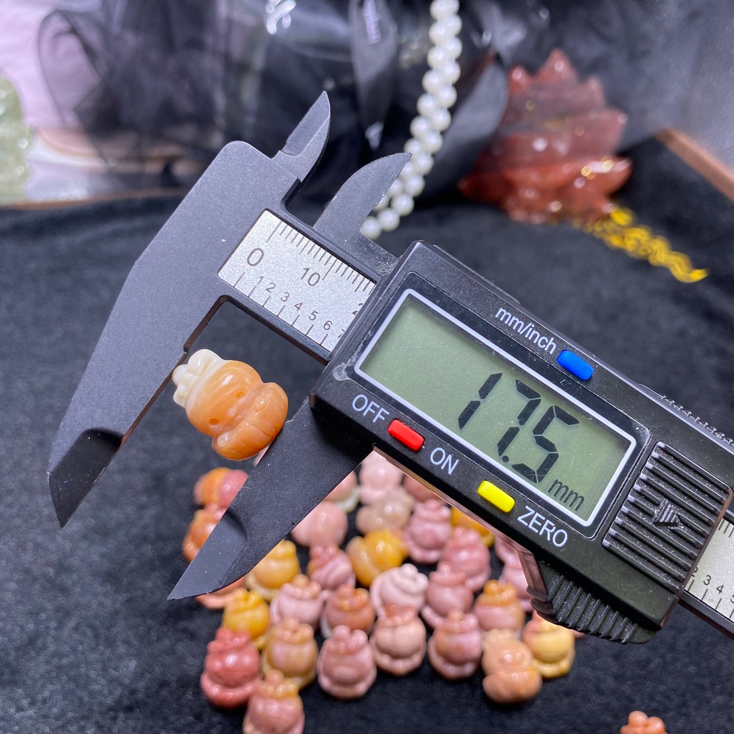 Natural Alashan Agate Melody Carved Pendant