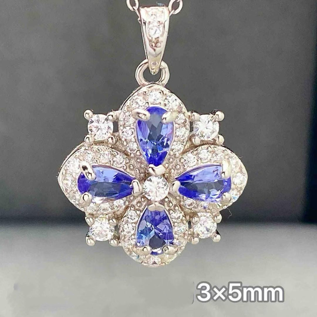 Natural Tanzanite Pendant
