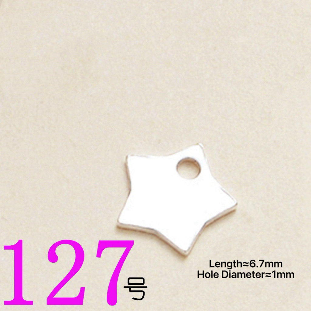 S925 Sterling Silver Star-Shaped Accessories