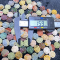 Natural agate flowers charms