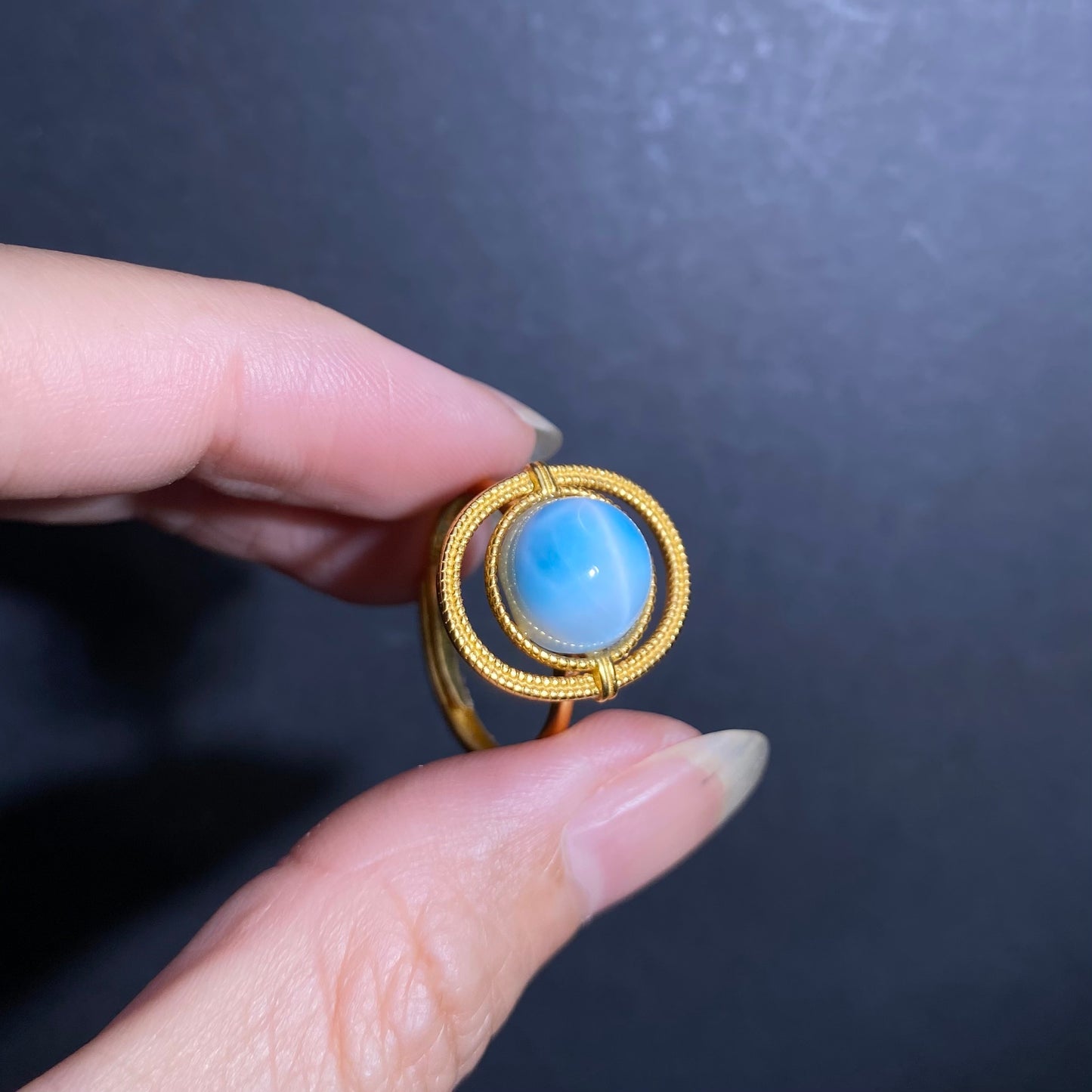 Larimar Ring
