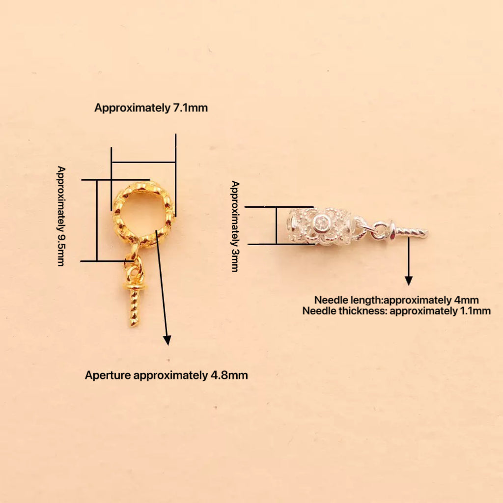 Sterling Silver 925 Exquisite Zirconia Flower Wreath Pendant