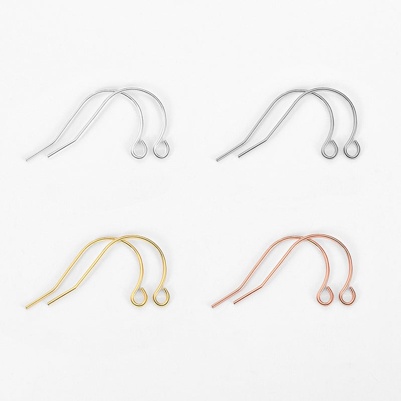 [S925] Ear Hooks for DIY Silver Earrings Jewelry Making Accessories
