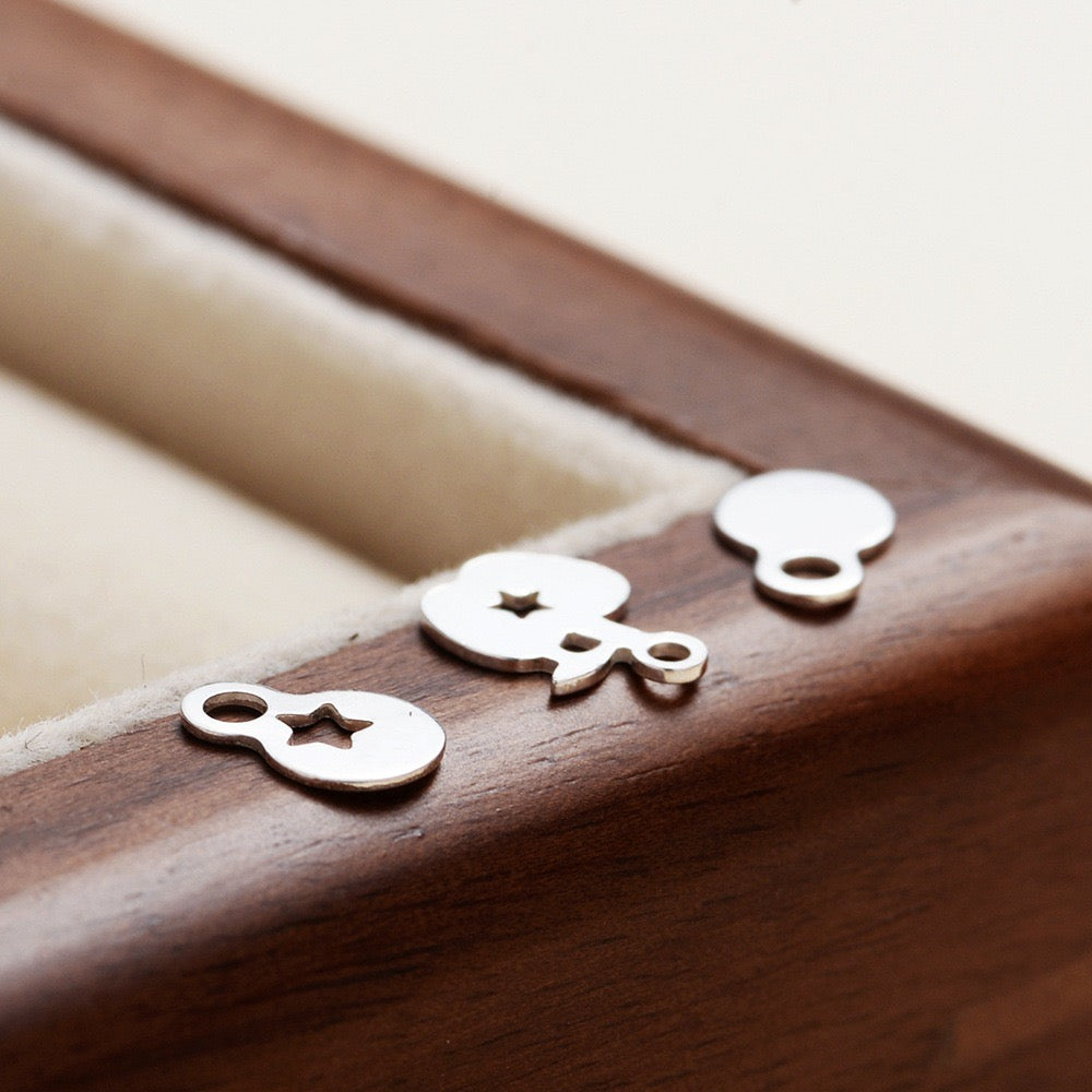 S925 Sterling Silver Geometric DIY Accessories for Everyday Wear