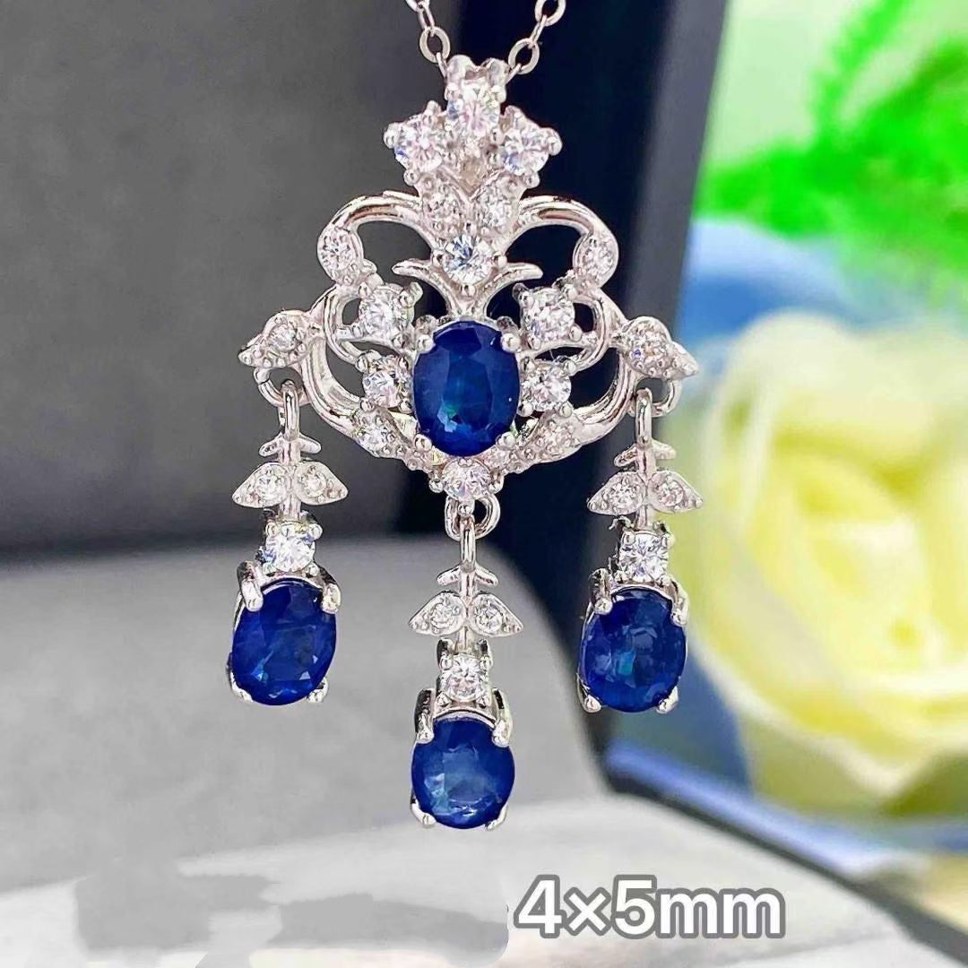 Natural Sapphire Pendant