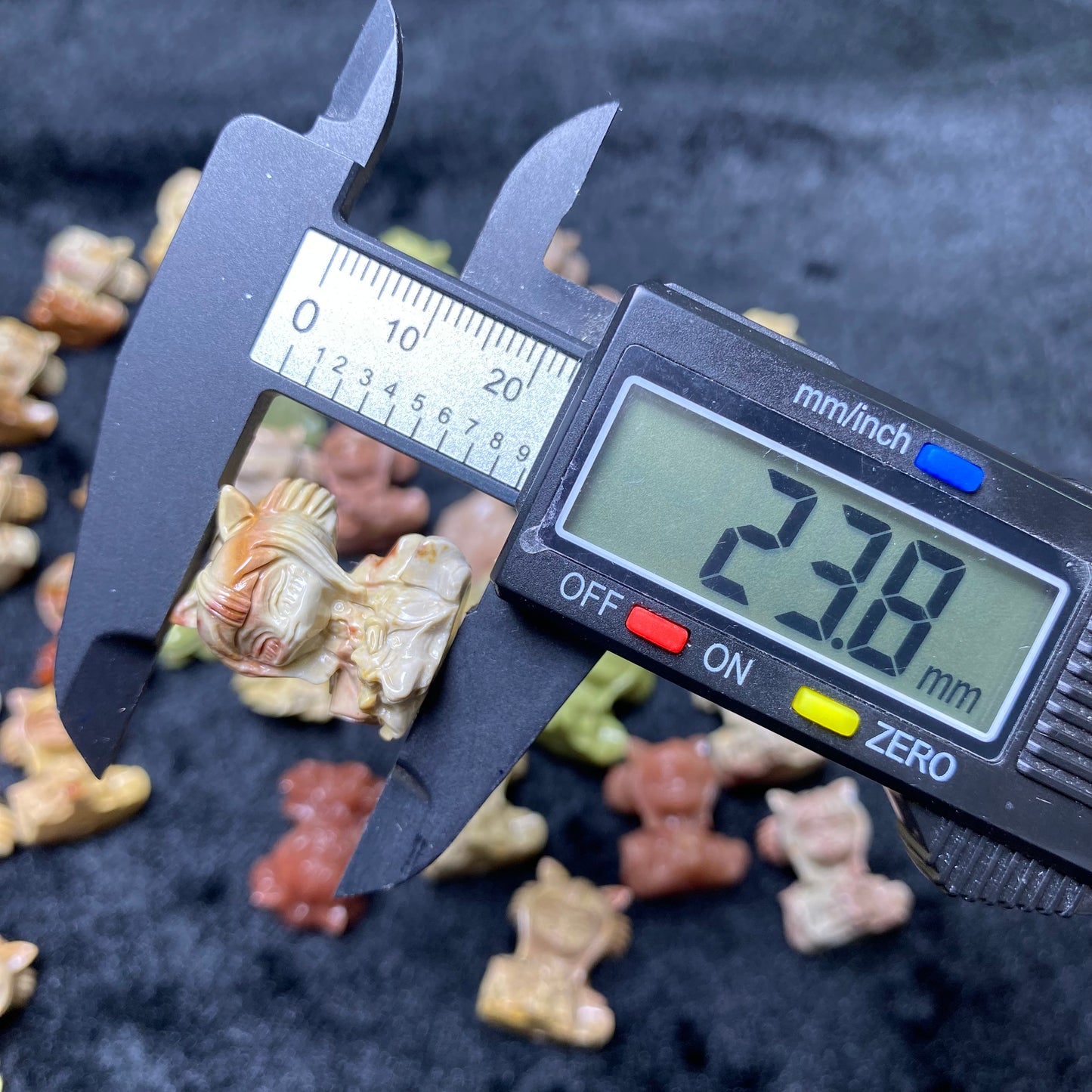 Natural Agate Genie Nine Tails charms