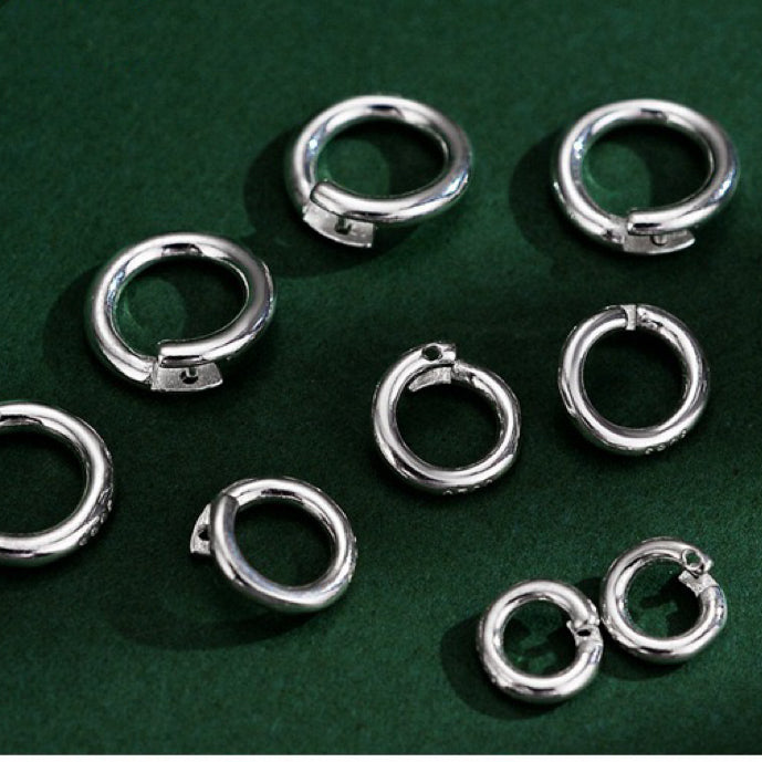 S925 Sterling Silver Push-Button Clasp/Jewelry Clasp Accessory