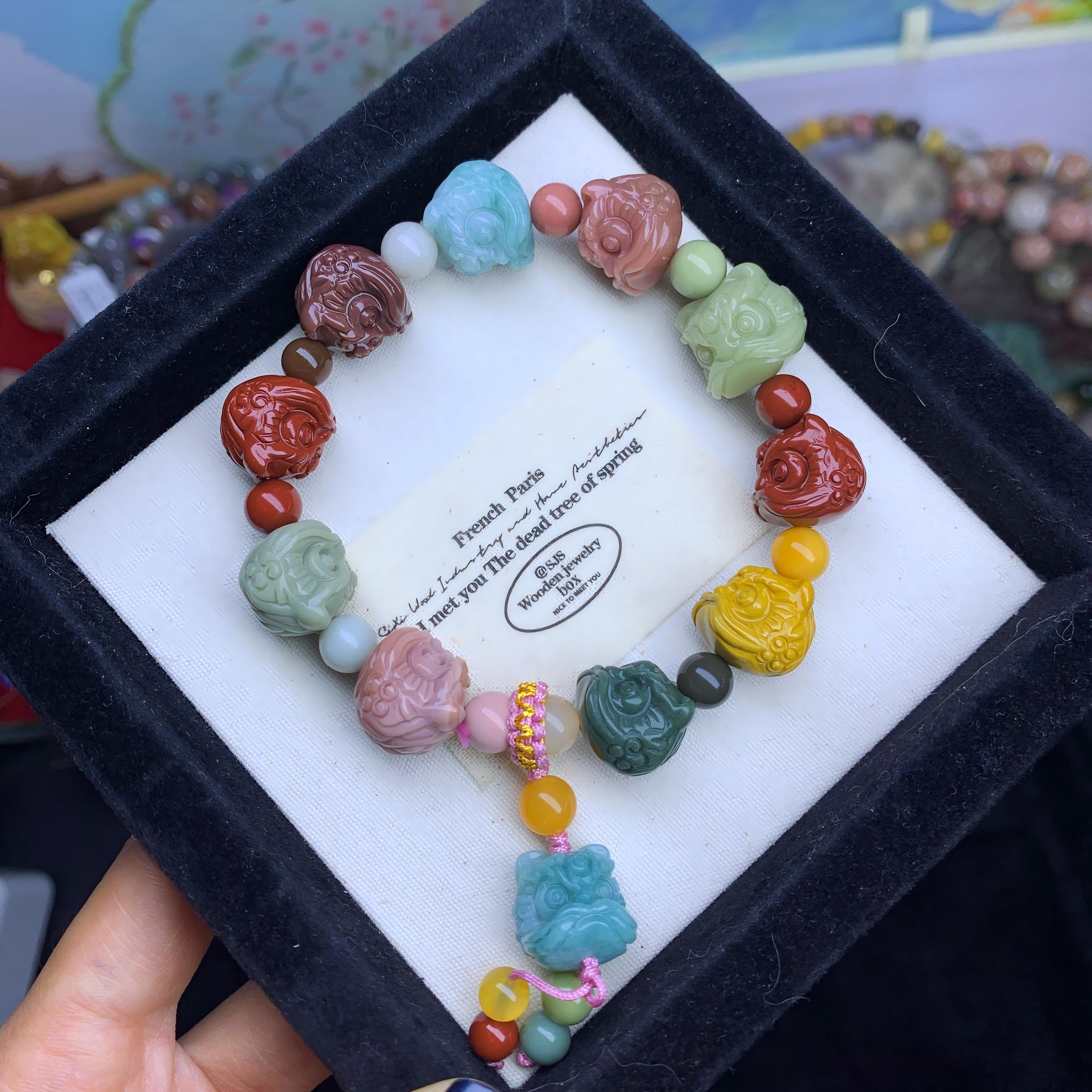 Alashan Agate DIY bracelets