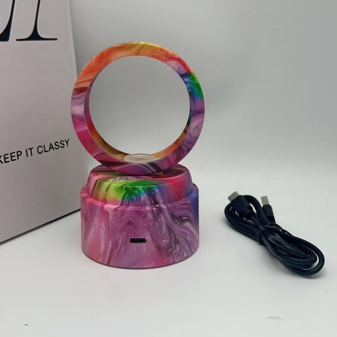Crystal Ball Rotating Lamp Base
