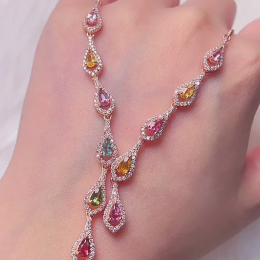 Regal Lustre Tourmaline Necklace