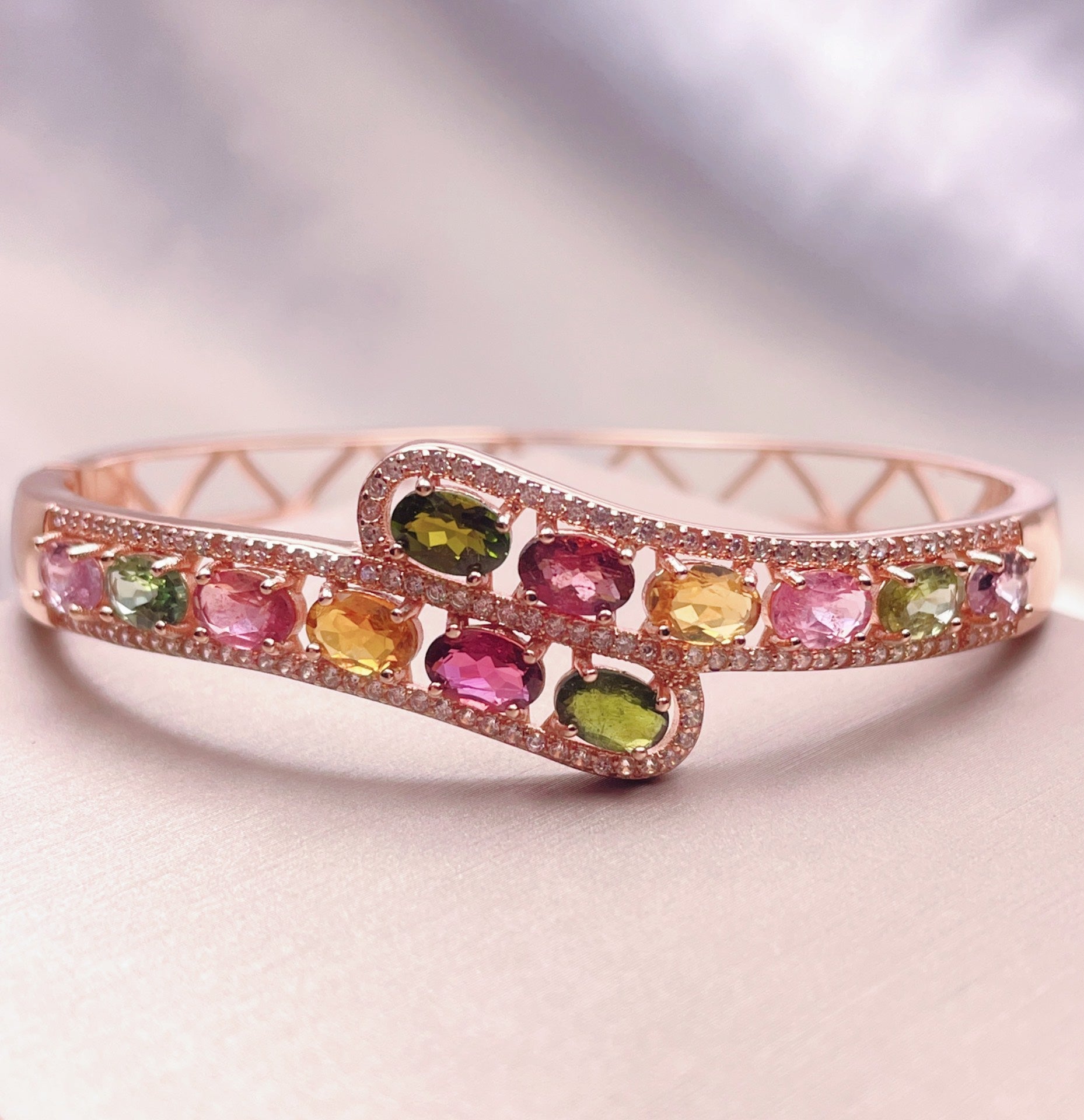 New Plus+ Edition: Oversized Natural Tourmaline Bracelet