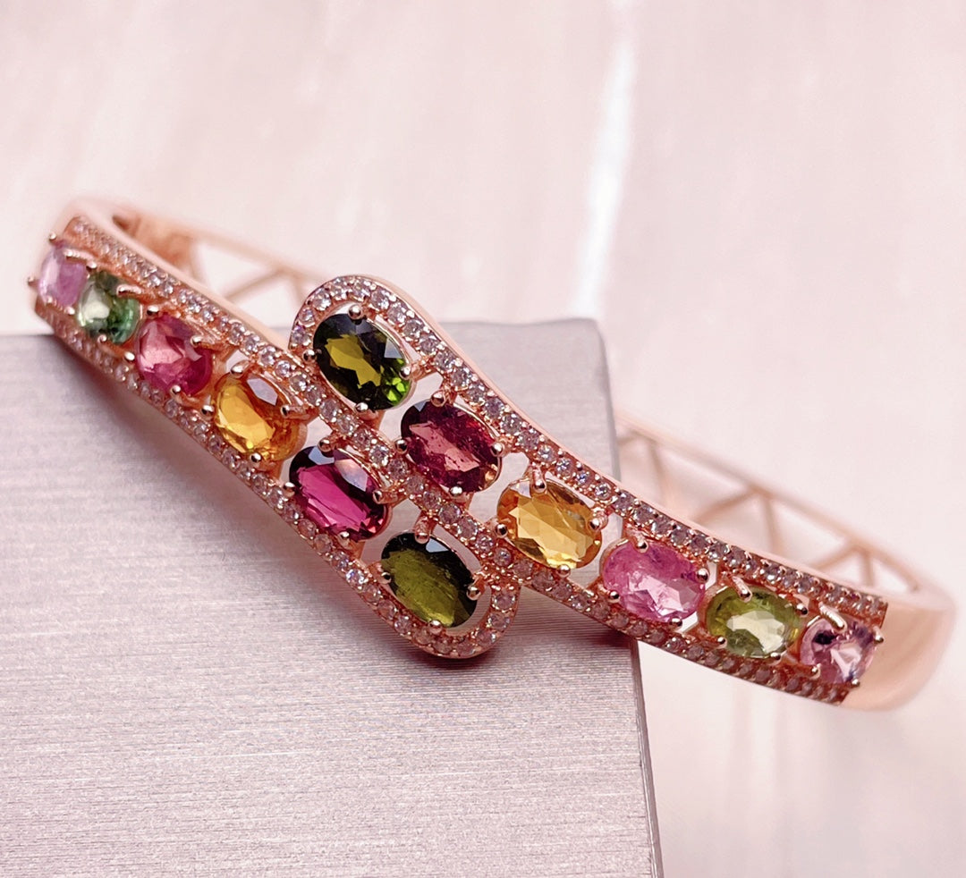 New Plus+ Edition: Oversized Natural Tourmaline Bracelet